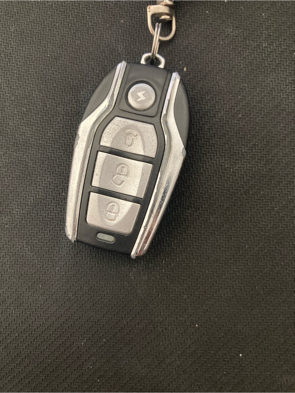 Replacement Black and Silver Car Key Fob Remote
